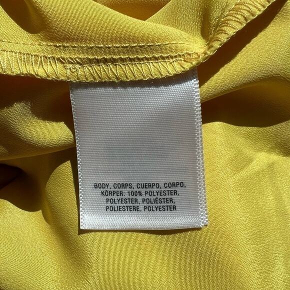 ANTHROPOLOGIE MAEVE MUSTARD YELLOW OFF THE SHOULDER BLOUSE SIXE XS - Picture 7 of 7